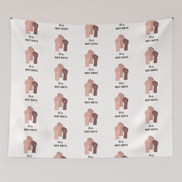 Item preview, Riots Not Diets designed and sold by PetitePeche.