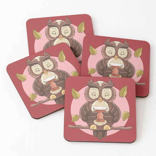 Item preview, Autumn Coffee Owl  designed and sold by noveltiko.
