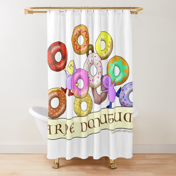 Carpe Donutum II Shower Curtain
