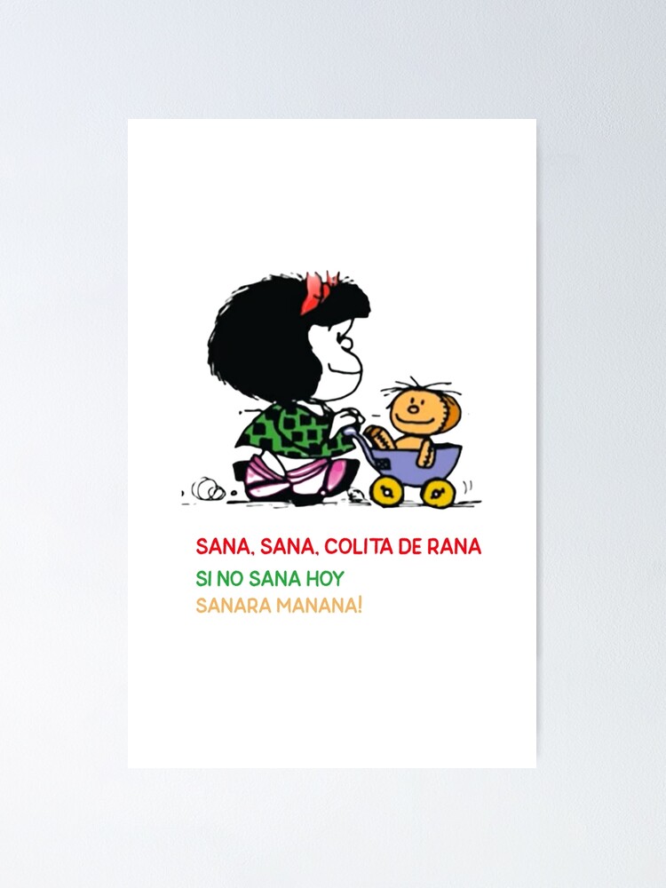 Mafalda Quino Comics Poster for Sale by Elena Bee