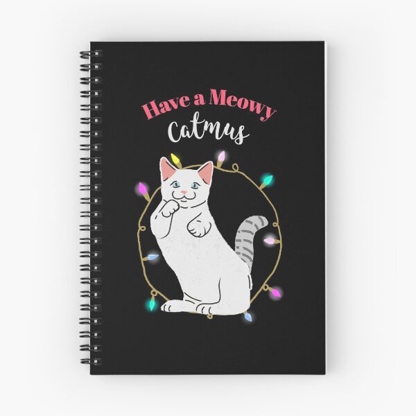 Aperçu de l'œuvre Amoureux des chats Joyeux Noël 2020, ayez un Meowy Catmus ! créée et vendue par Happy-PrintZ.