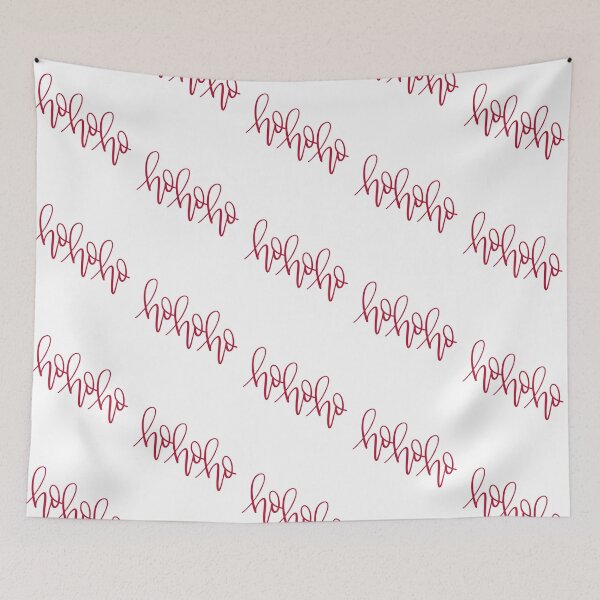 Item preview, HO HO HO Hand Lettered Typography Merry Christmas designed and sold by FazCreations.