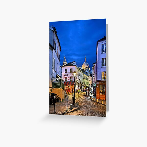 Item preview, Night falling in Montmartre - Paris designed and sold by Cretense72.
