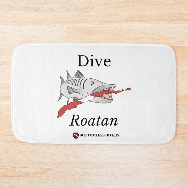 Item preview, Dive Roatan Barracuda with Black Font designed and sold by BottomlessDiver.