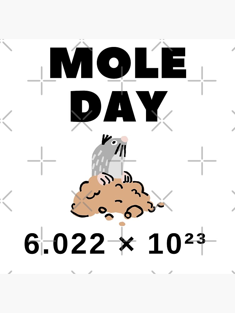 "National Mole Day" Poster for Sale by josephineDL14 Redbubble