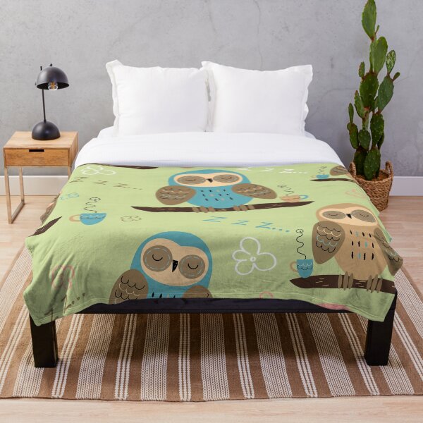 Item preview, Sleeping Owl Pattern Design designed and sold by moderncrafts.