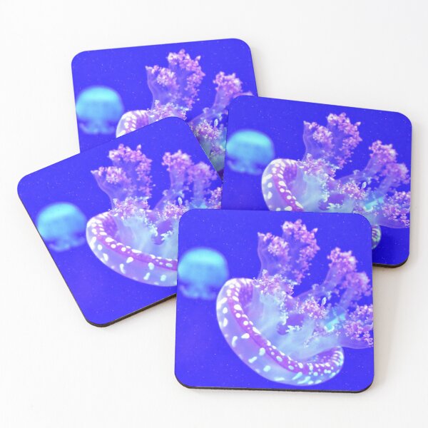 Item preview, jellyfish aquarium pink blue designed and sold by MiraNomegusta.