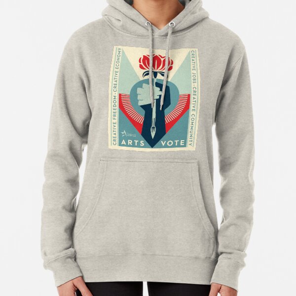 ArtsVote 2020 Logo - Vertical Pullover Hoodie