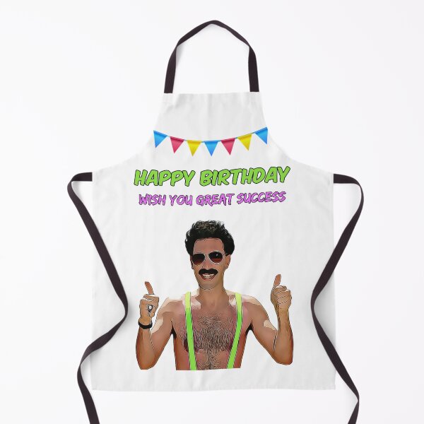 Item preview, Borat Birthday Greeting Cards and Gifts, Happy Birthday, Wish you great success designed and sold by avit1.