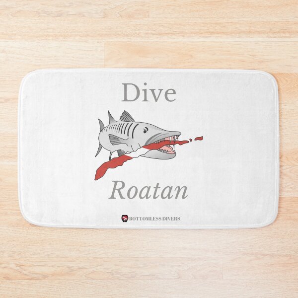Item preview, Dive Roatan Barracuda with Grey Font designed and sold by BottomlessDiver.