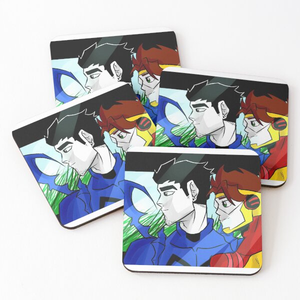 Item preview, Kid Flash and Blue Beetle designed and sold by Crashing-Blue.