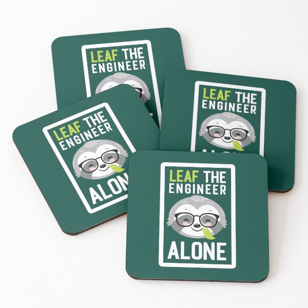 Item preview, Funny Engineer Pun - Leaf me Alone - Gifts for Engineers designed and sold by betternotes.