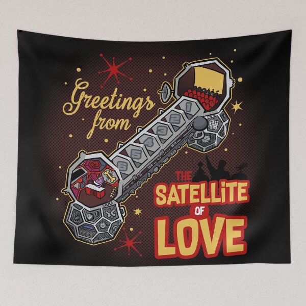 Item preview, Satellite of Love - MST3K designed and sold by teeshirtninja.