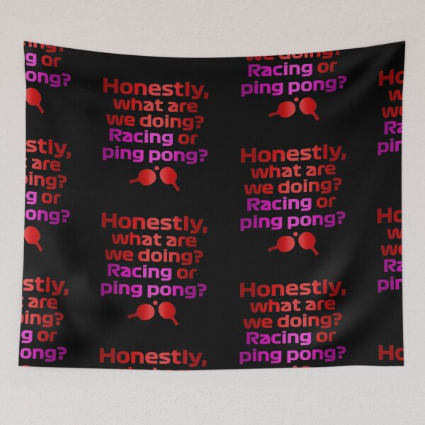 Item preview, Formula 1 meme - Sebastian team radio quote: Honestly what are we doing? Racing or ping pong? | Racing car  designed and sold by Vane22april.