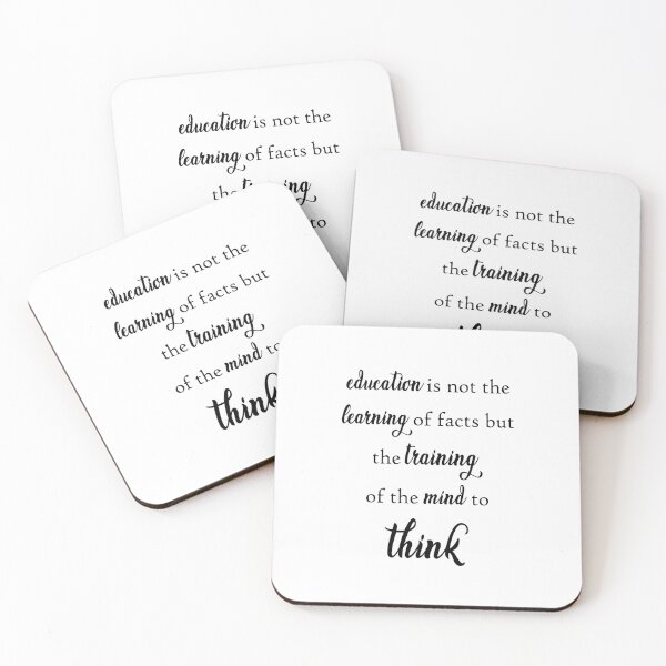Item preview, Education Is Not Learning Quote Art Design Inspir designed and sold by vividpixelusa.