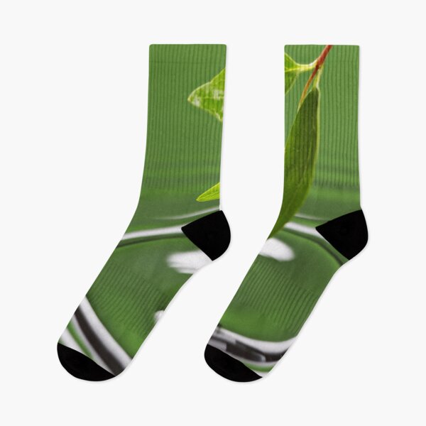 Item preview, Green Leaves Water Ripple designed and sold by javajossi.