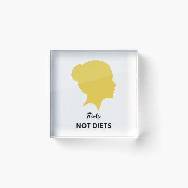 Item preview,  Riots Not Diets designed and sold by PetitePeche.