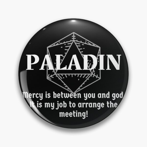 Item preview, "Mercy Is Between You and God. It Is My Job To Arrange The Meeting! Paladin Class Print designed and sold by ToplineDesigns.