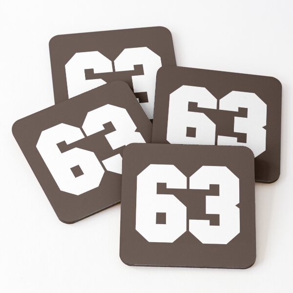 Item preview, 63 Number Cleveland Sports Sixty-Three Brown Jersey designed and sold by HelloFromAja.