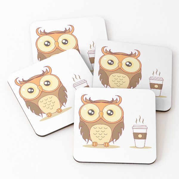Item preview, Coffee Owl  designed and sold by moderncrafts.