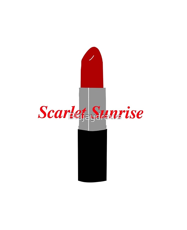 lipstick scarlet sunrise