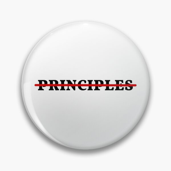 Item preview, Strikethrough word 'Principles' for millennials, hipster teens designed and sold by plumpjose.