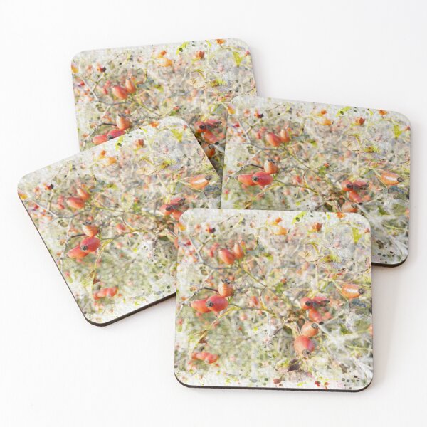 Item preview, Autumn Rosehips Watercolor designed and sold by TwoSmallPtatoes.