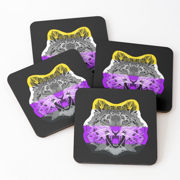 Item preview, Snow Leopard Pride (Non Binary) designed and sold by IllustrateLaw.