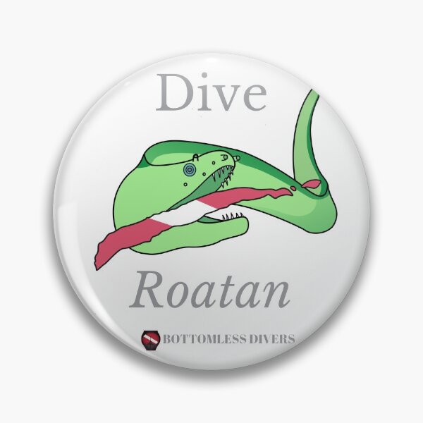 Item preview, Dive Roatan Moray Eel with Grey Font designed and sold by BottomlessDiver.