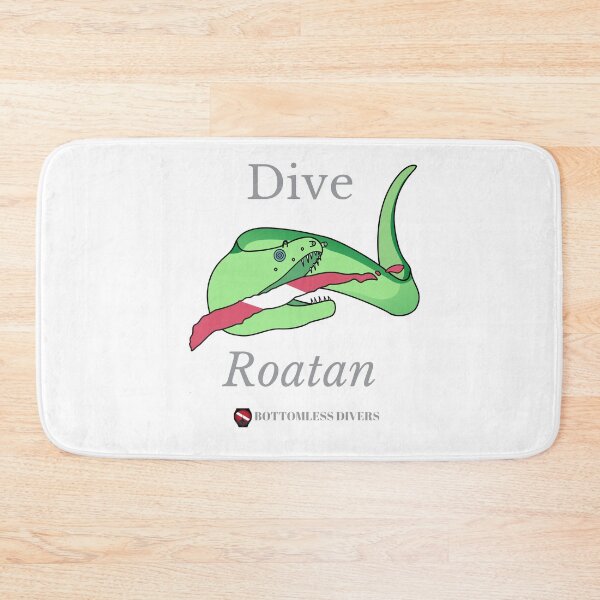 Item preview, Dive Roatan Moray Eel with Grey Font designed and sold by BottomlessDiver.