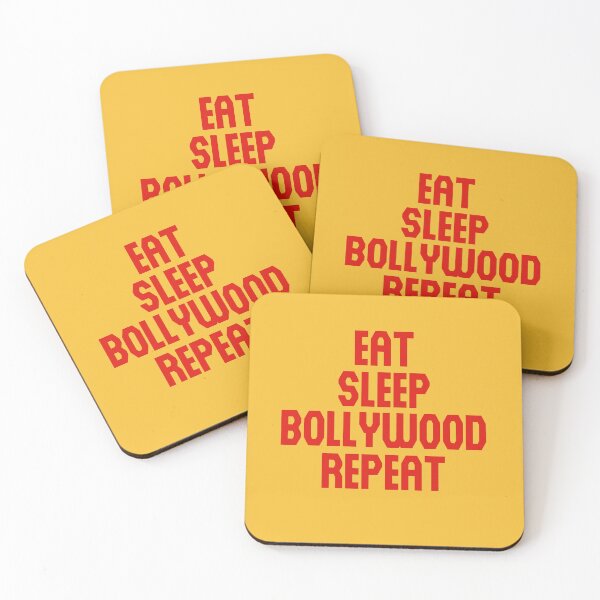 Item preview, Eat Sleep Bollywood Repeat Red Yellow designed and sold by Shujii.