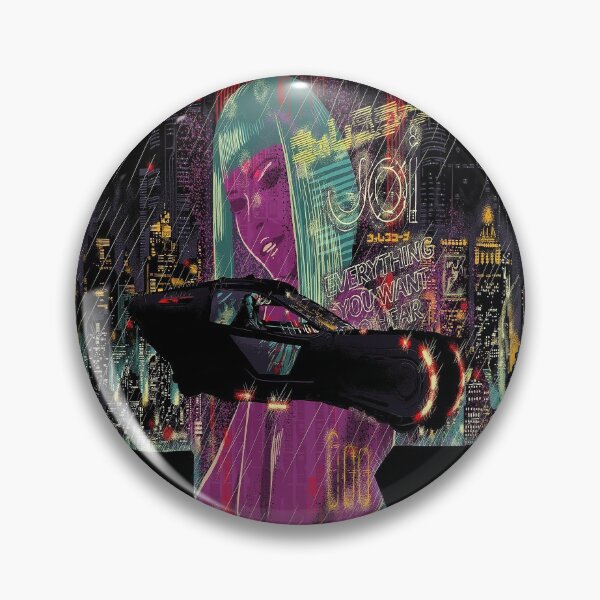 Item preview, Cyberpunk Neon City Officer K And JOI designed and sold by SengoMuramasa.