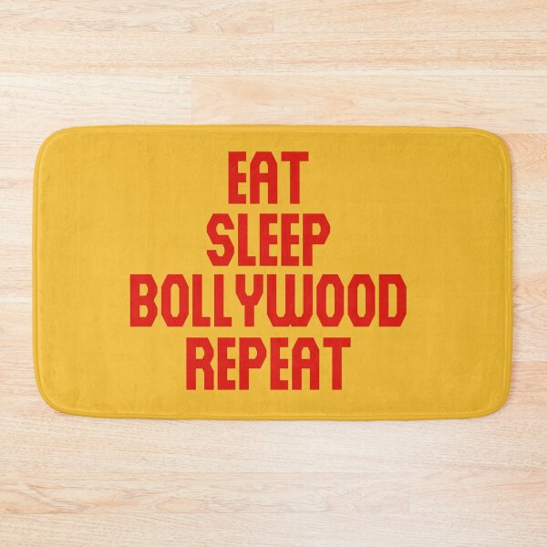 Item preview, Eat Sleep Bollywood Repeat Red Yellow designed and sold by Shujii.
