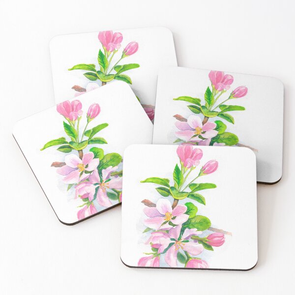 Item preview, Apple blossom watercolor designed and sold by Emiliya Yaneva.