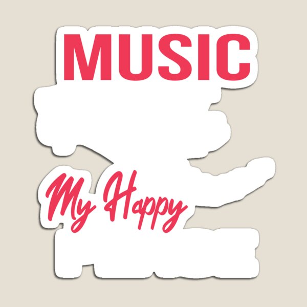 Item preview, La música es mi lugar feliz designed and sold by ELAB27.