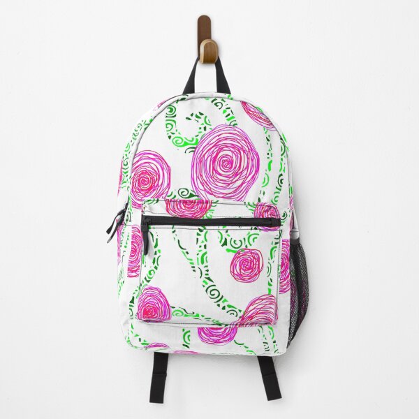 Item preview, Estampado floral verde y rosa designed and sold by Hena Tayeb.