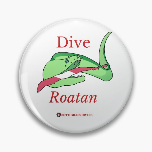 Item preview, Dive Roatan Moray Eel with Red Font designed and sold by BottomlessDiver.