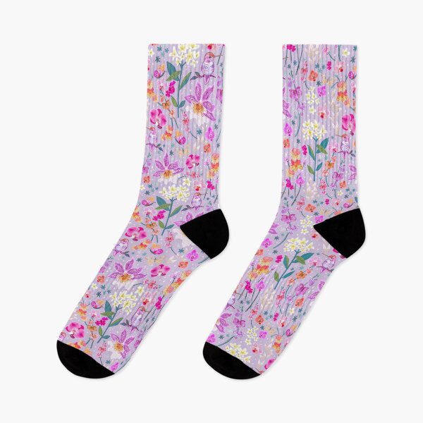 Item preview, Orchid Garden on Lavender designed and sold by Janet Broxon.