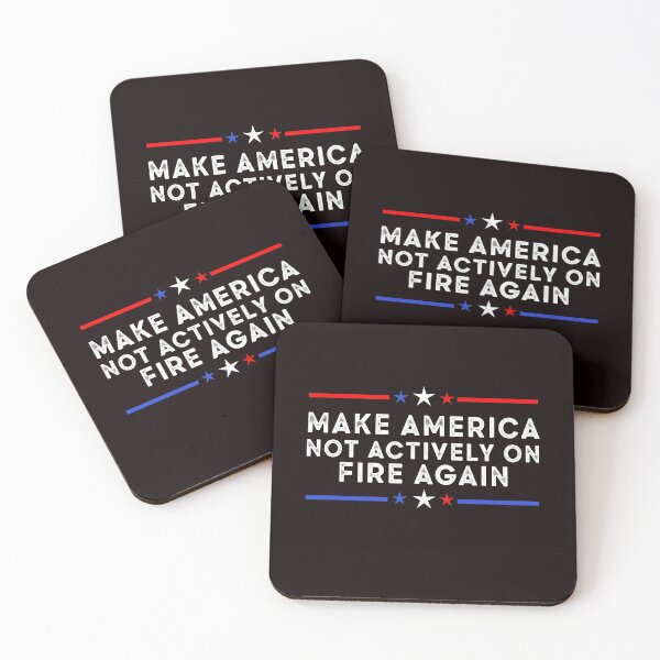 Item preview, make america not actively on fire again designed and sold by Majesticoo.