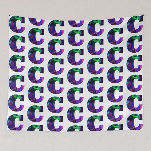 Item preview, Letter C - Cosmic Tie Dye  designed and sold by royrahul.