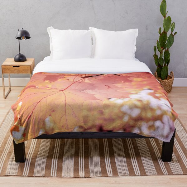 Item preview, Mild orange red maple leaves designed and sold by lena-maximova.