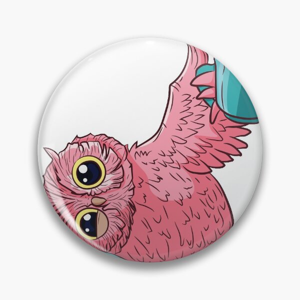 Item preview, Pink Sleeping Owl designed and sold by moderncrafts.