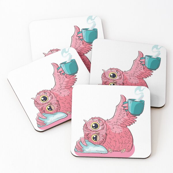 Item preview, Pink Sleeping Owl designed and sold by moderncrafts.