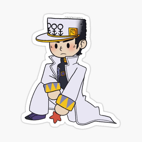 Jotaro Stickers Redbubble - hol horse roblox hat