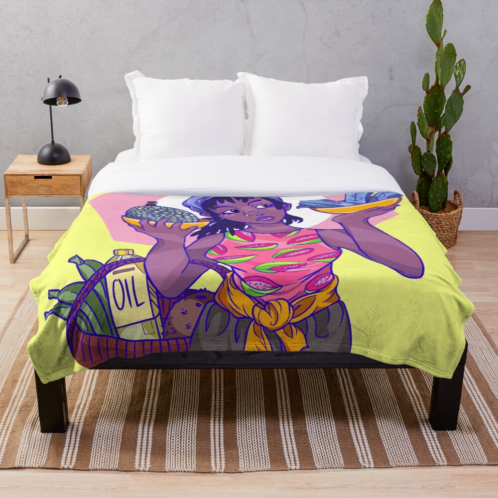 Guava Season #2 Throw Blanket