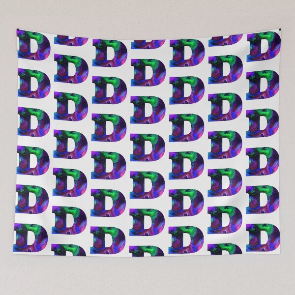 Item preview, Letter D - Cosmic Tie Dye  designed and sold by royrahul.
