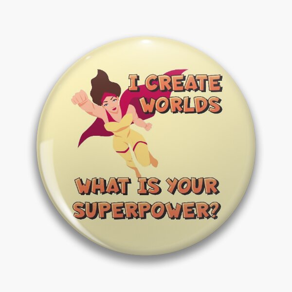 Item preview, I create worlds. What is your superpower? designed and sold by CMB-Editing.