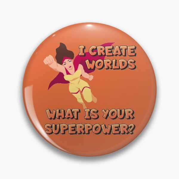 Item preview, I create worlds. What is your superpower? designed and sold by CMB-Editing.