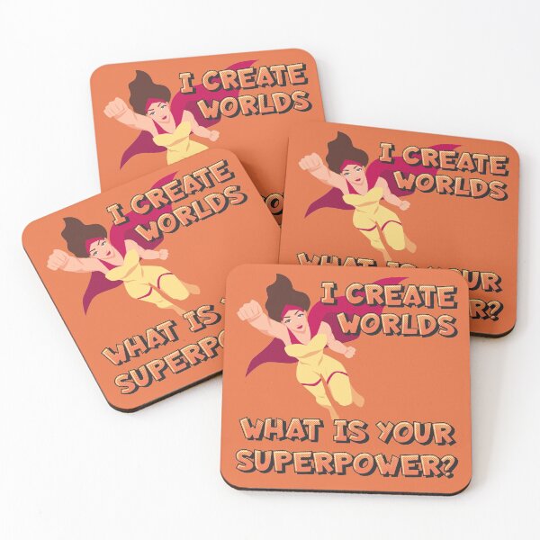 Item preview, I create worlds. What is your superpower? designed and sold by CMB-Editing.