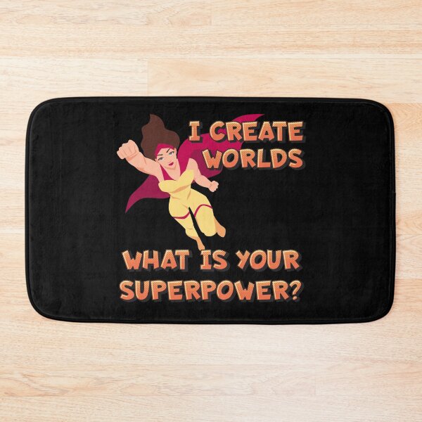 Item preview, I create worlds. What is your superpower? designed and sold by CMB-Editing.